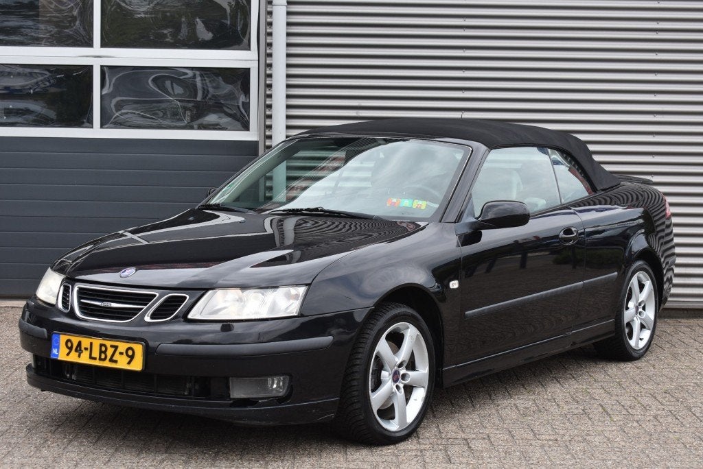 Saab 9-3 1.9 TID VECTOR CABRIO / STOELVERW / CLIMA / CRUISE, Auto's, Saab, Voorwielaandrijving, Gebruikt, 4 cilinders, Zwart