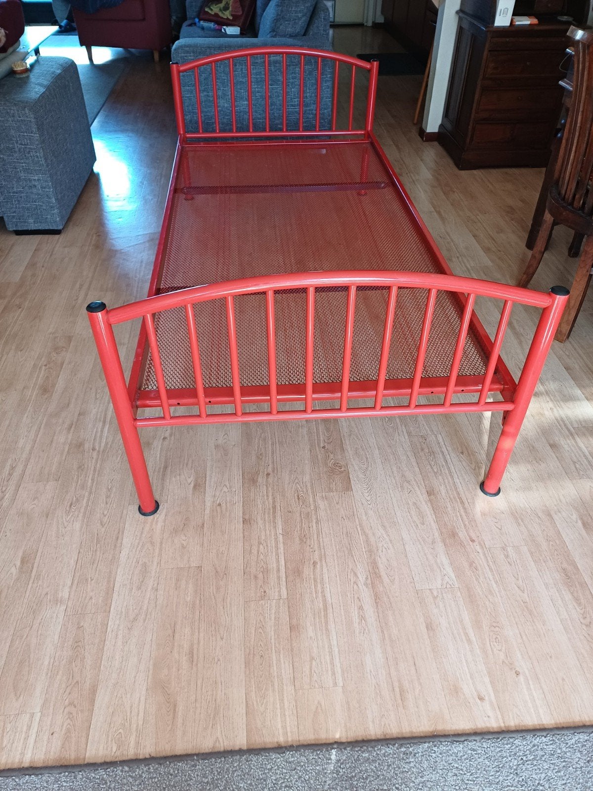 Vrolijk bed van 90 bij 200 cm, Ophalen, Gebruikt, 90 cm, Eenpersoons
