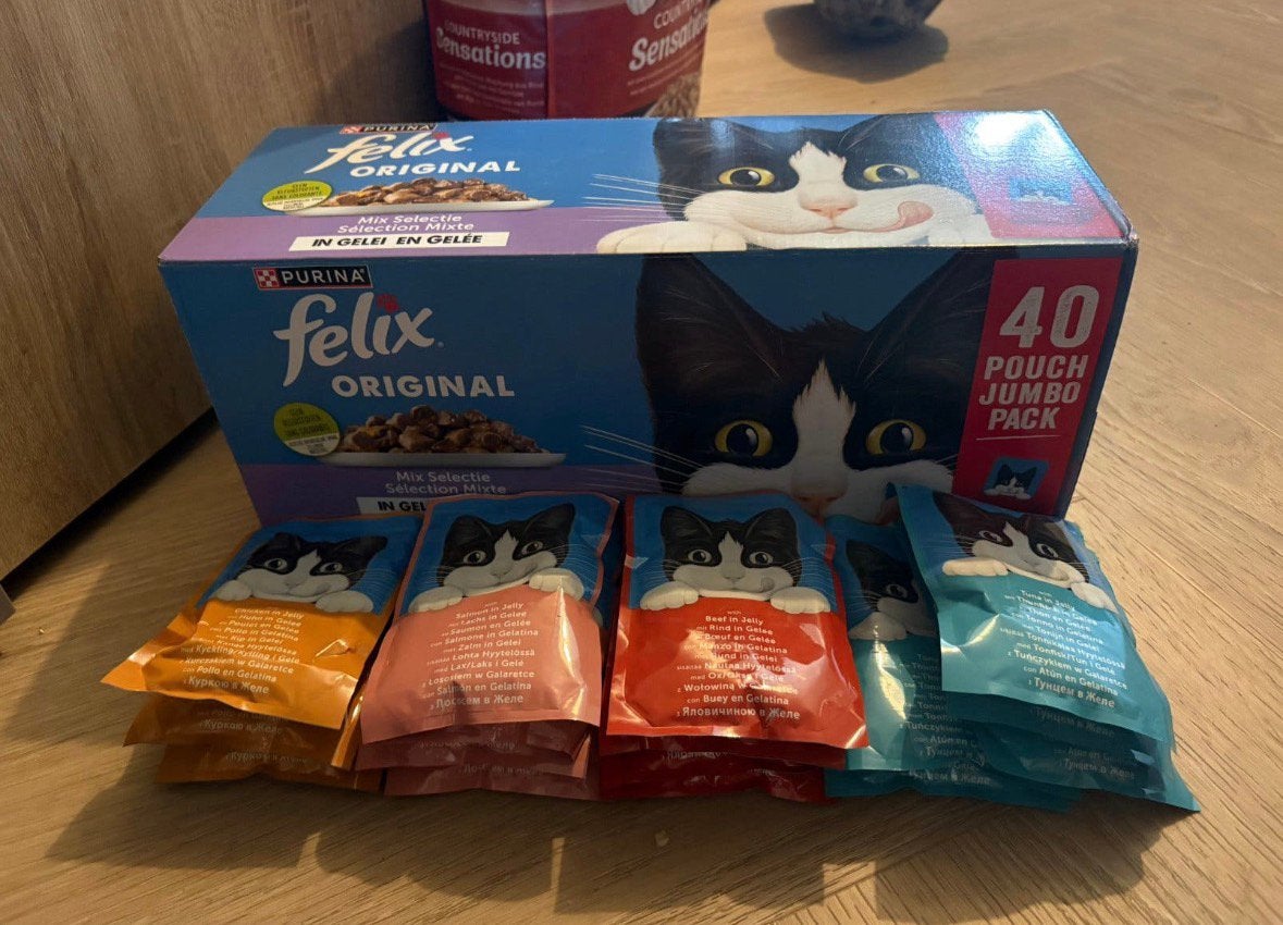Felix natvoer + brokjes Compleet pakket VASTE PRIJS, Ophalen of Verzenden