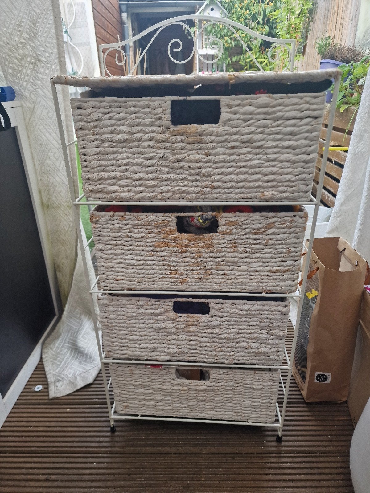 Rieten laden kastje - GRATIS OPHALEN, Huis en Inrichting, Kasten | Ladekasten, Ophalen of Verzenden