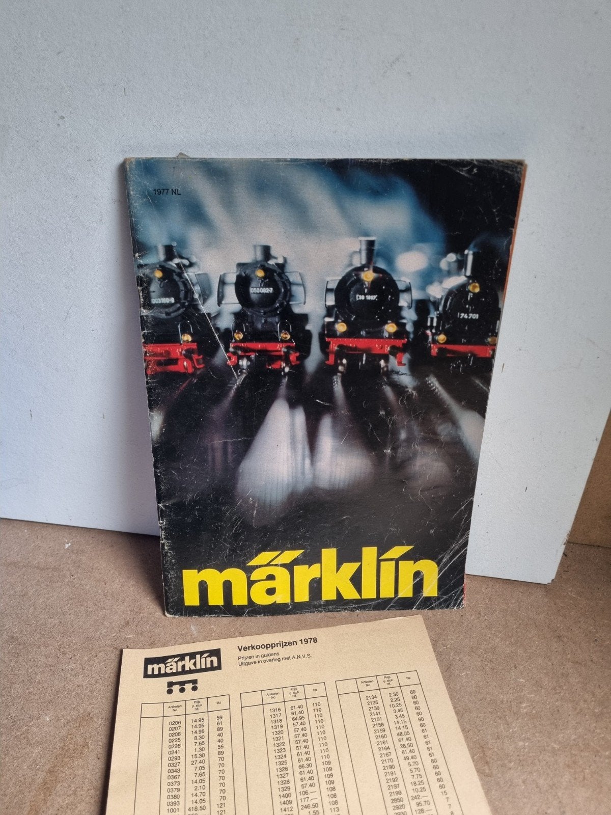 Vintage Märklin Treinen Catalogus 1977/1978 met Prijslijst, Ophalen of Verzenden