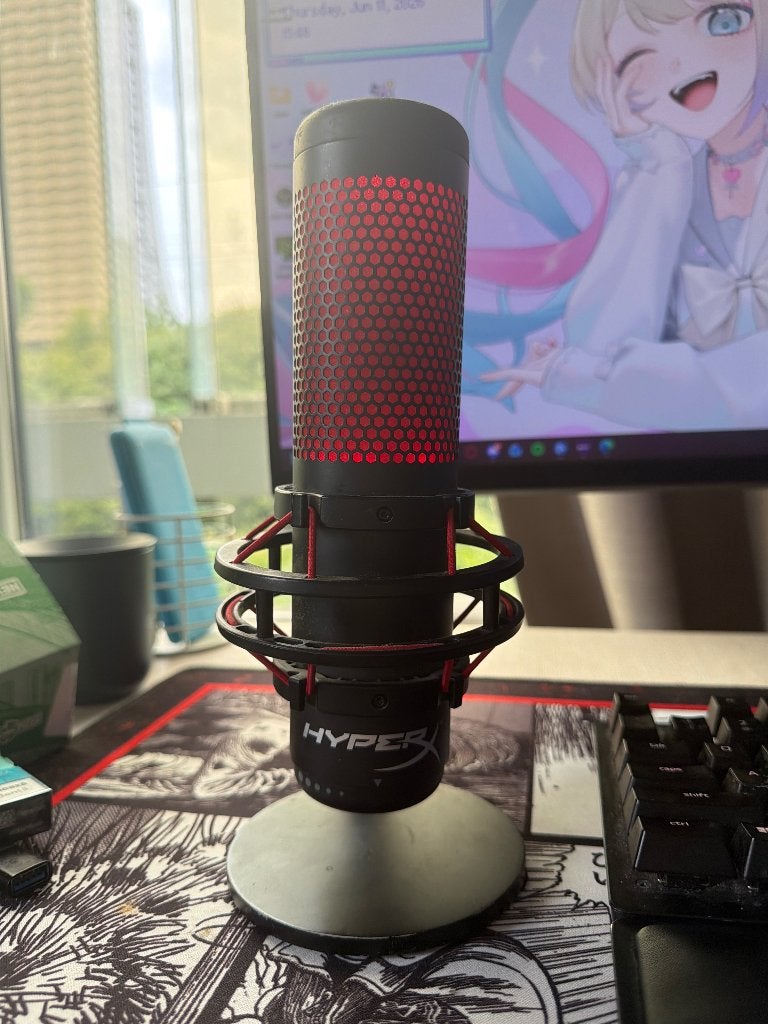 HyperX Quadcast Gaming Microphone, Ophalen of Verzenden, Gebruikt, Overige typen