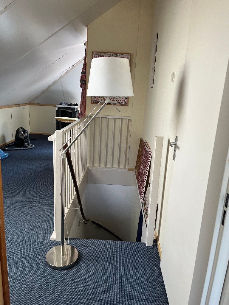 Ikea Staande lamp, Ophalen, E27 (groot), 150 tot 200 cm, Textiel