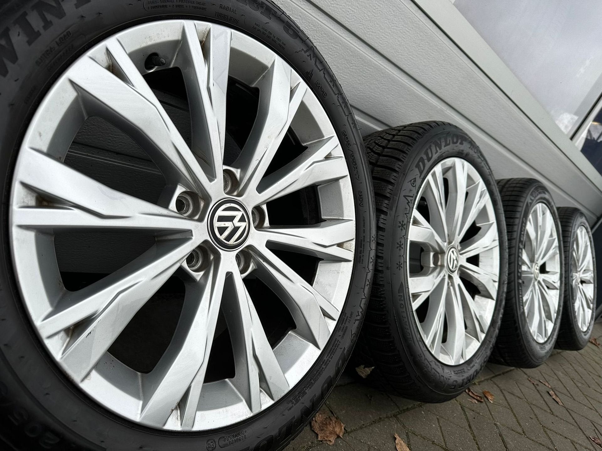 17` VW Caddy Touran Golf 6 7 8 Seat Leon velgen winterbanden, Gebruikt, -, -, Banden en Velgen