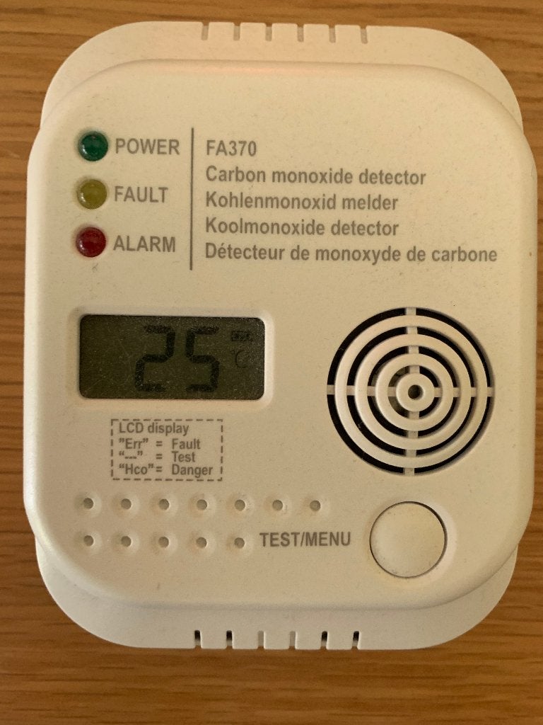 Koolmonoxde melder, Ophalen, Zo goed als nieuw, Detector, Sensor of Melder, Overige soorten