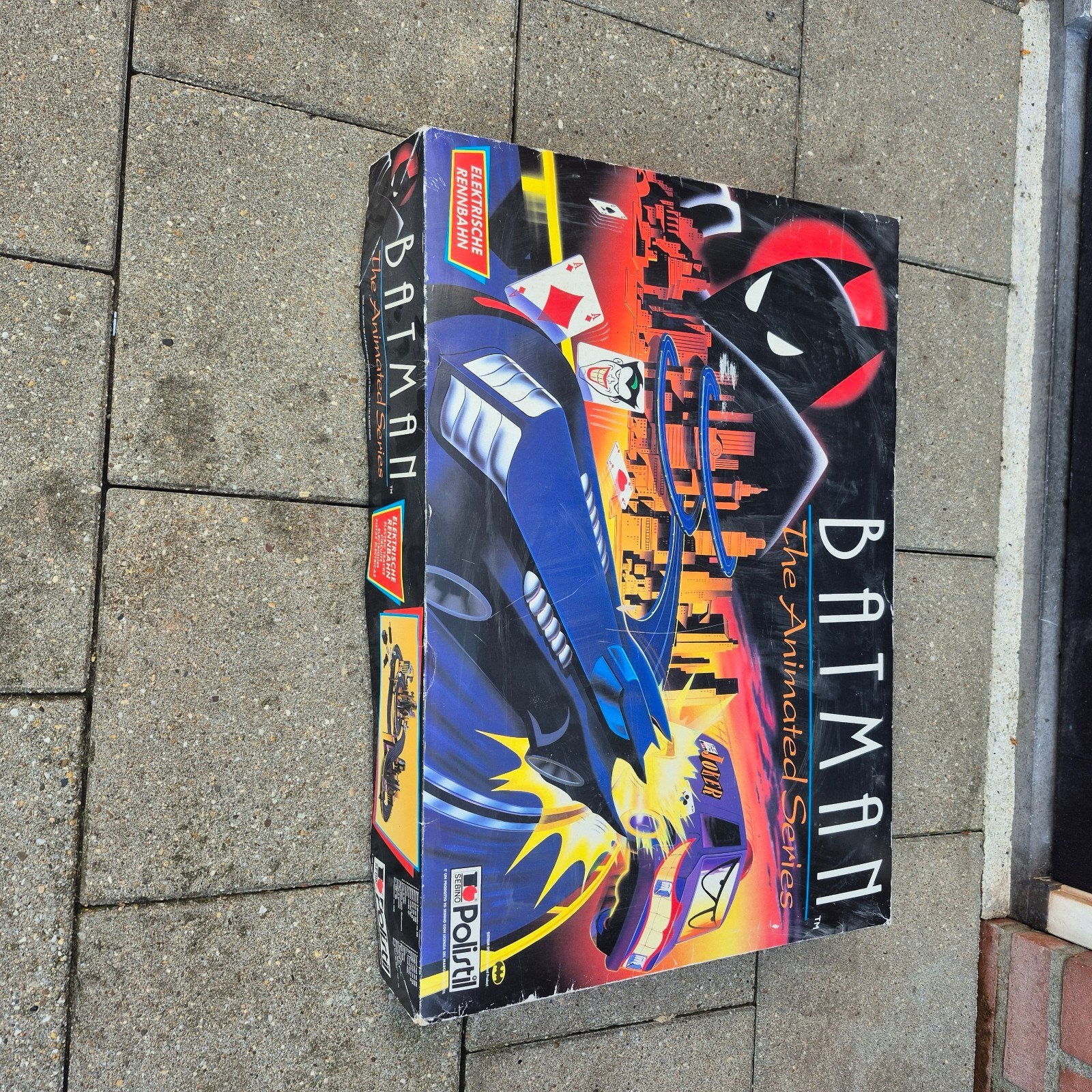 Vintage Batman The Animated Series Racebaan Polistil, Ophalen of Verzenden