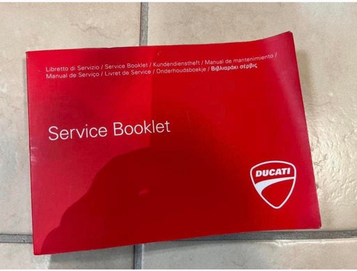 Ducati Panigale V4S service booklet /onderhouds boekje, Motoren, Ophalen of Verzenden, Ducati