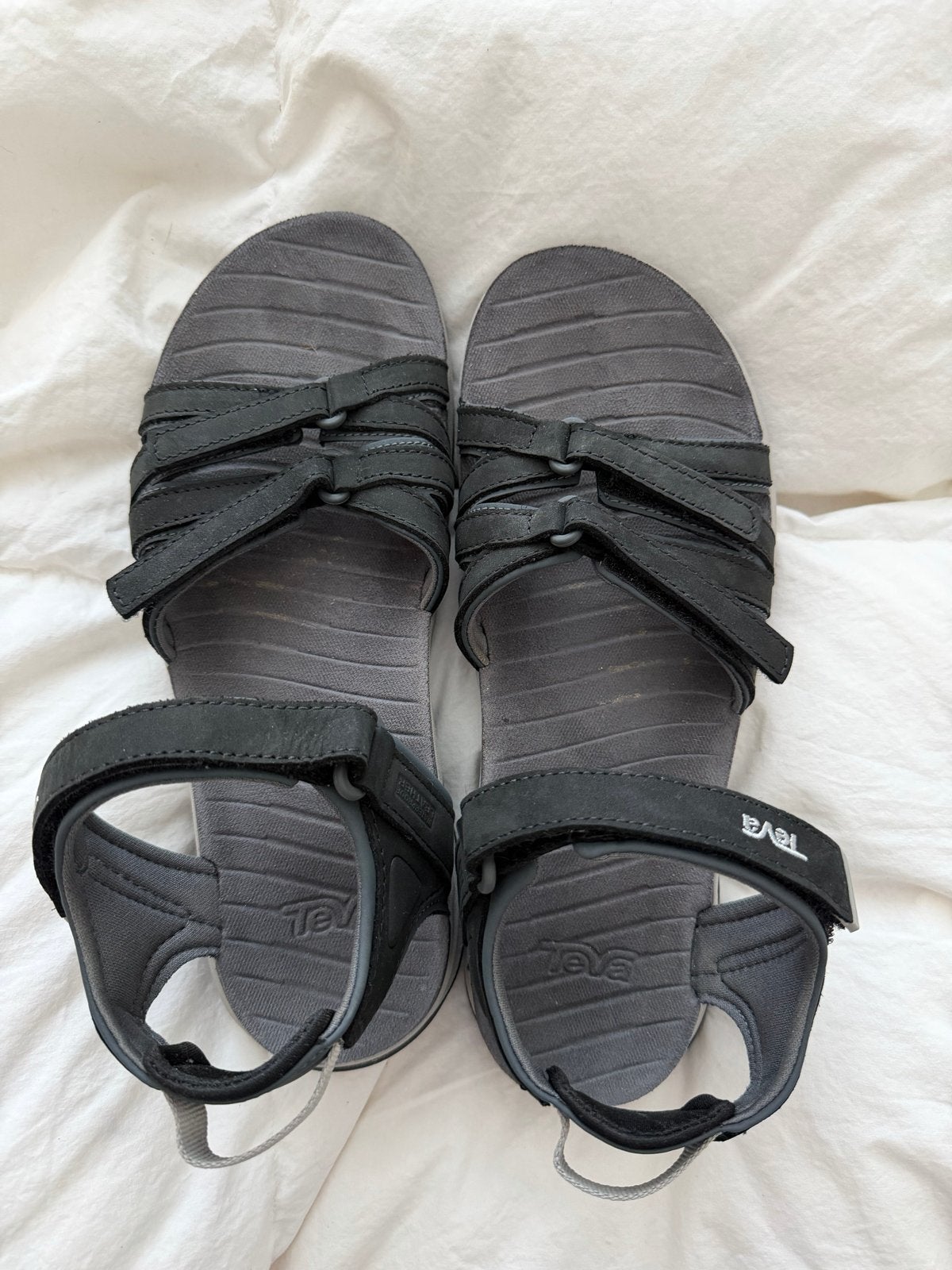Teva Sandalen Zwart Maat 40 - Comfortabel en Duurzaam, Kleding | Dames, Ophalen of Verzenden, Zo goed als nieuw, Zwart, Sandalen of Muiltjes