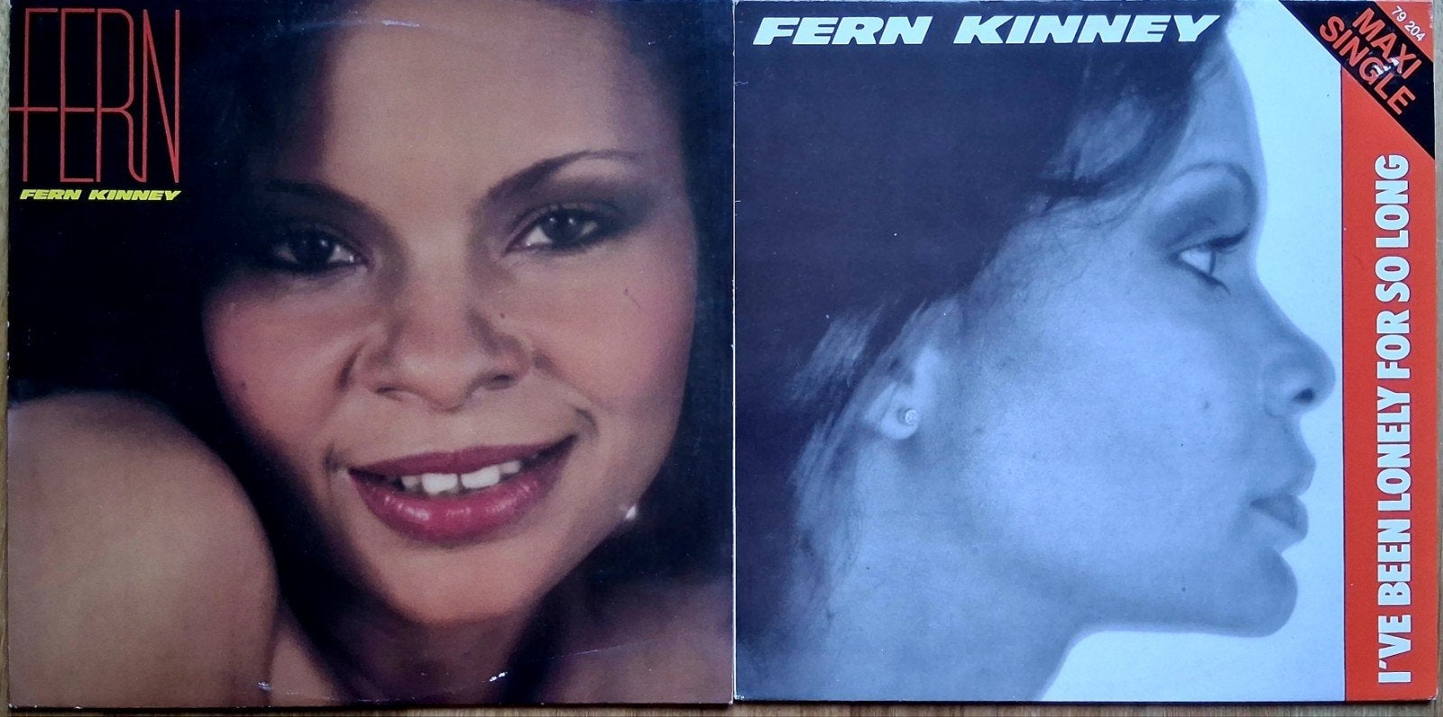 Fern Kinney vinyl set: Album "Fern" (LP) + I've Been Lonely, Gebruikt, Pop, Ophalen of Verzenden, EP