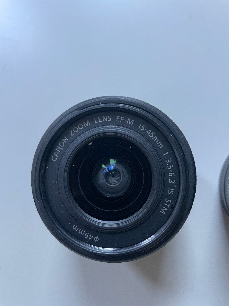 Canon lens EF-M 15-45mm f/3.5-6.3 IS STM zwart, Ophalen of Verzenden, Zo goed als nieuw, Standaardlens, Zoom