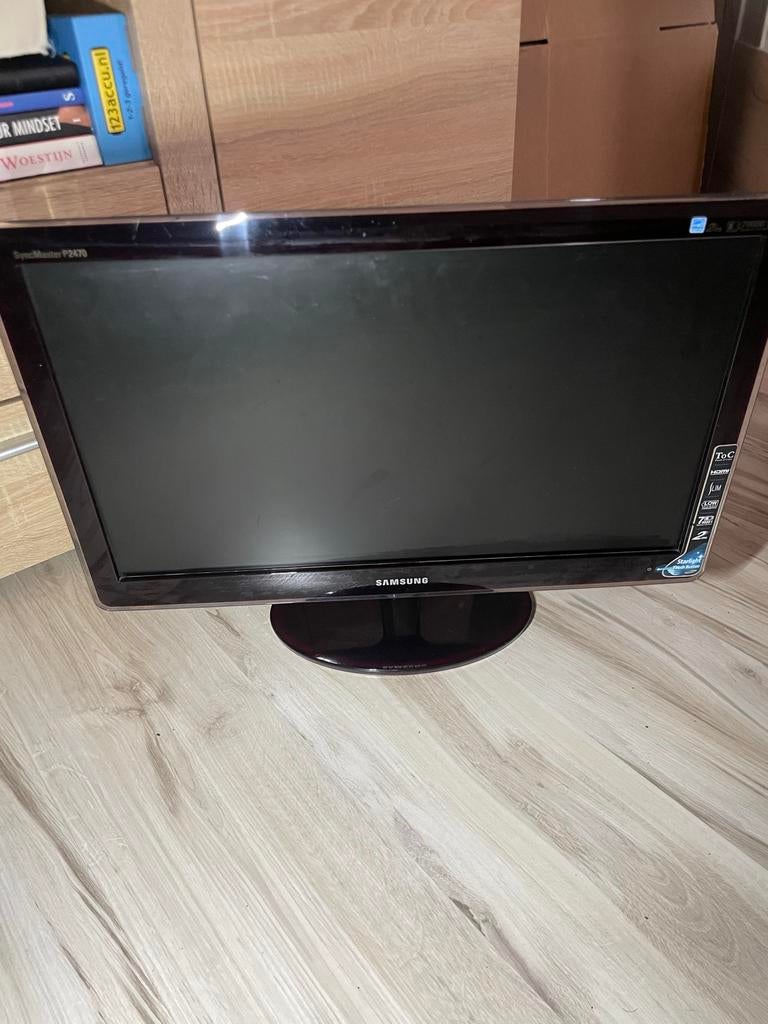 Samsung SyncMaster P2470 Scherm, Ophalen of Verzenden, Gebruikt, Full HD, HDMI