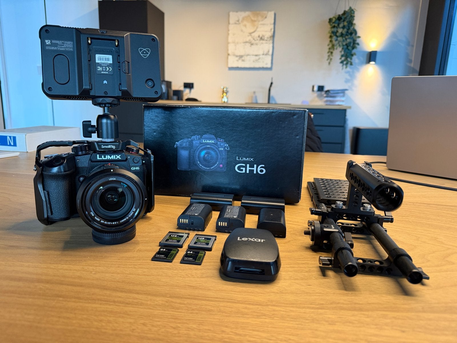 Panasonic Lumix GH6 met Leica 12-60mm lens en accessoires, Ophalen, Panasonic, Beeldstabilisatie, Zo goed als nieuw