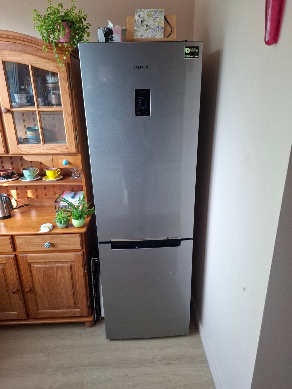 Samsung No Frost Koel-vriescombinatie, Ophalen, Gebruikt, 200 liter of meer, Met aparte vriezer
