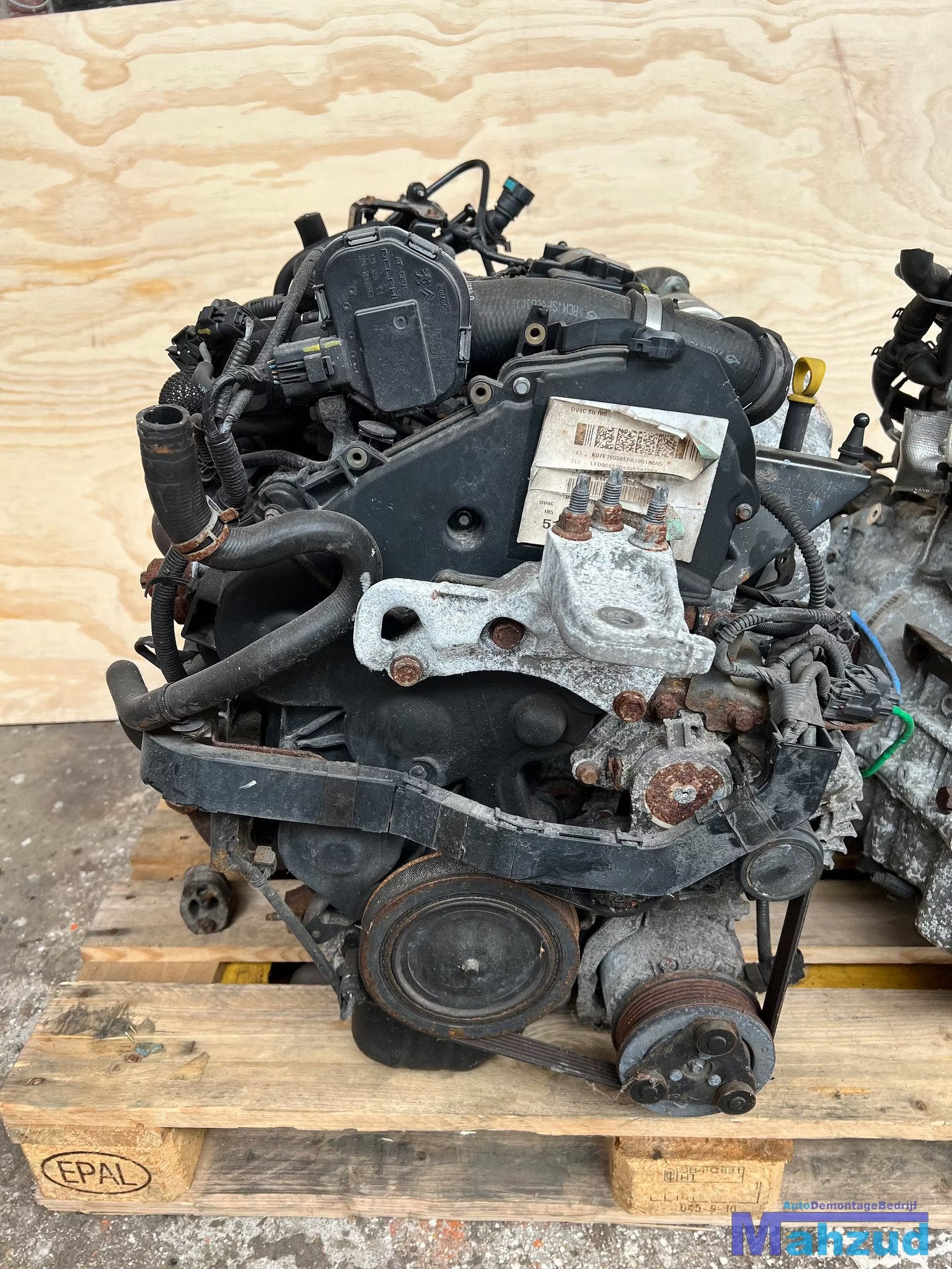 FORD FIESTA 6 1.4 TDCI Motorblok motor KVJA MOTEUR, Auto-onderdelen, Gebruikt, Info@ford.com, Ophalen of Verzenden, Ford