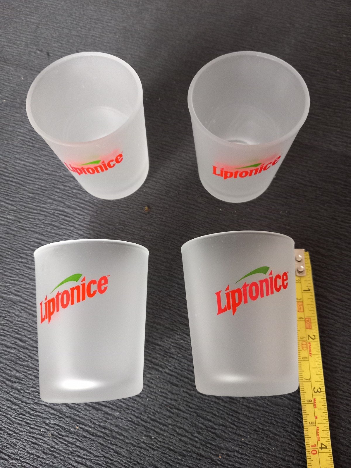 4 liptonice glaasjes, Ophalen of Verzenden, Nieuw, Overige typen
