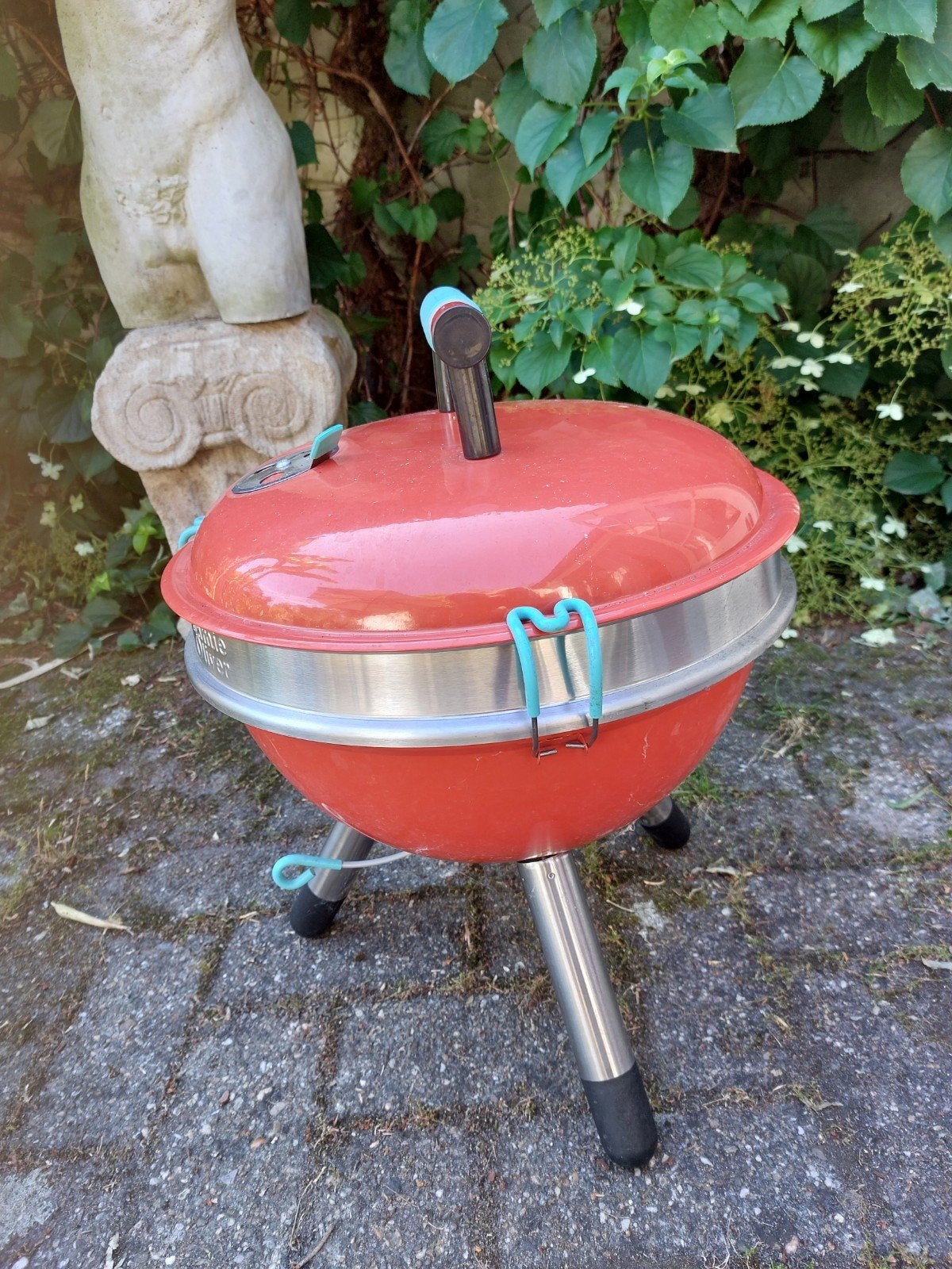 Jamie Oliver Rode Draagbare BBQ - Compact & Stijlvol, Ophalen of Verzenden, Nieuw, Jamie Oliver