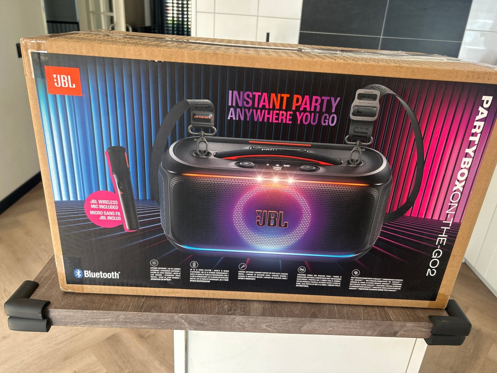 JBL PartyBox On-The-Go 2 Draagbare Party Speaker, Ophalen, JBL, Party speaker, Nieuw