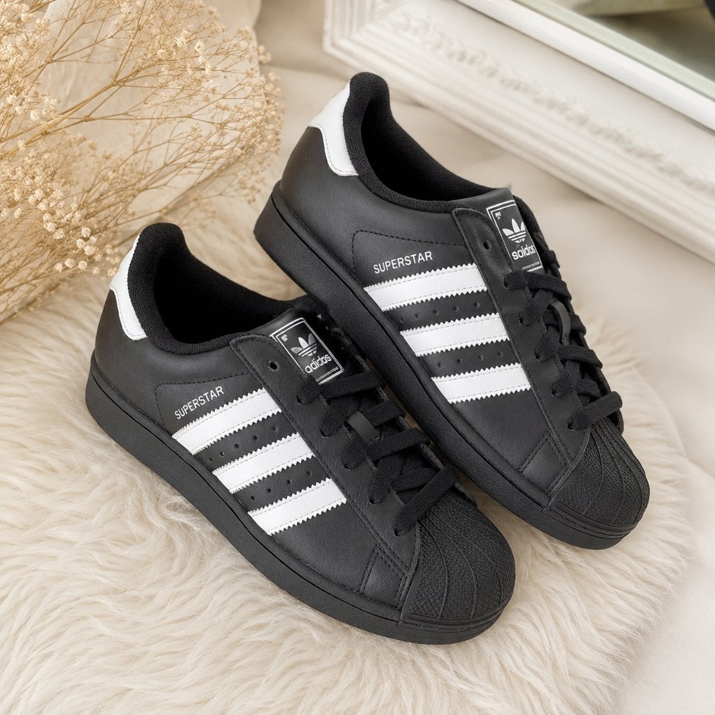 Adidas Superstar II J zwart/wit sneakers | maat 40, Adidas, Zwart, Nieuw, Ophalen of Verzenden