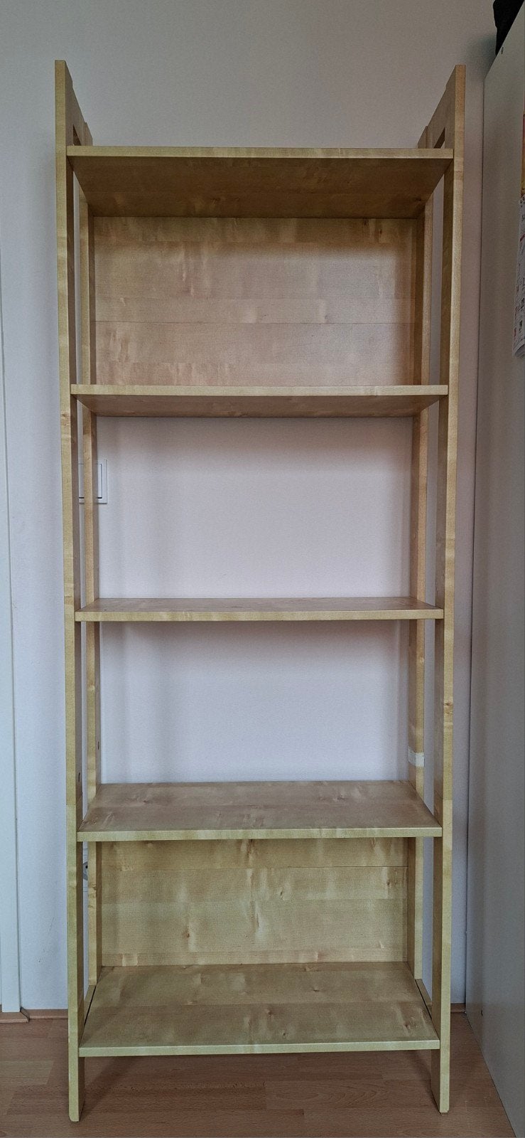 IKEA Boekenkast/Rek - Licht Hout, Open Design, Ophalen, Met plank(en), Gebruikt, 50 tot 100 cm