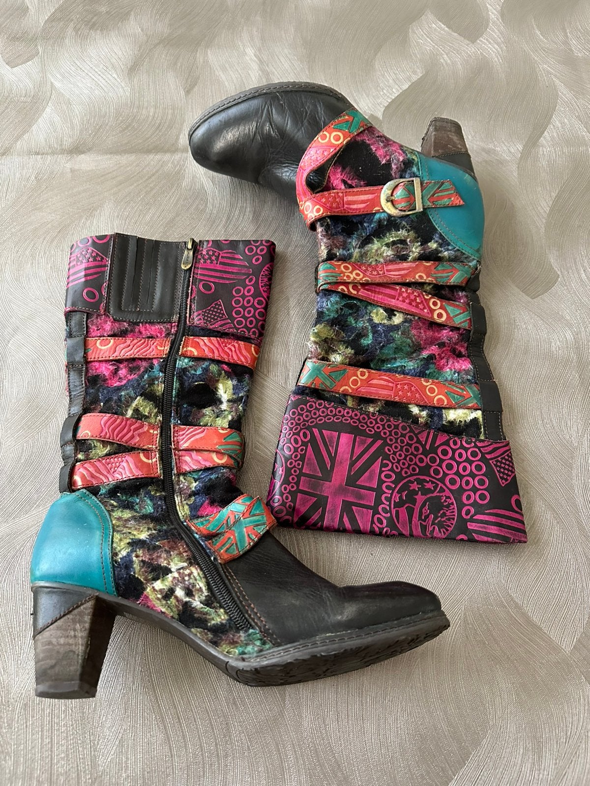Laura Vita laarzen. Maat 41, Kleding | Dames, Hoge laarzen, Overige kleuren, Ophalen of Verzenden, Gedragen