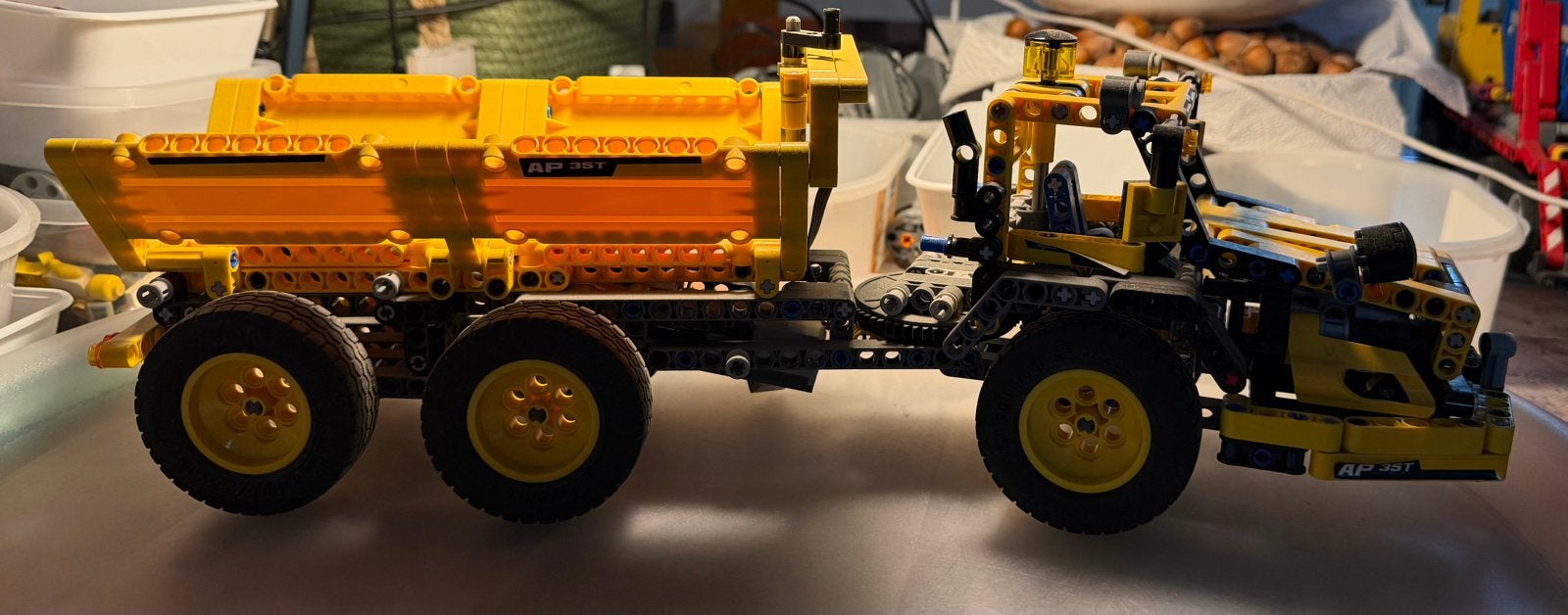 Lego kiepwagen 8264, Gebruikt, Lego, Inclusief instructies, Ophalen of Verzenden