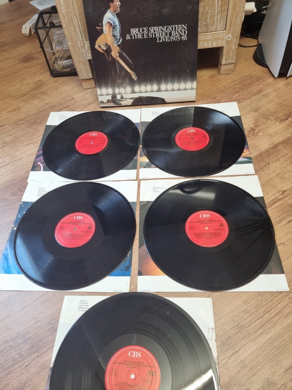 Lp's Bruce Springsteen & The E Street Band* – Live/1975-85, Cd's en Dvd's, Vinyl | Rock, Ophalen of Verzenden, Gebruikt, Overige formaten