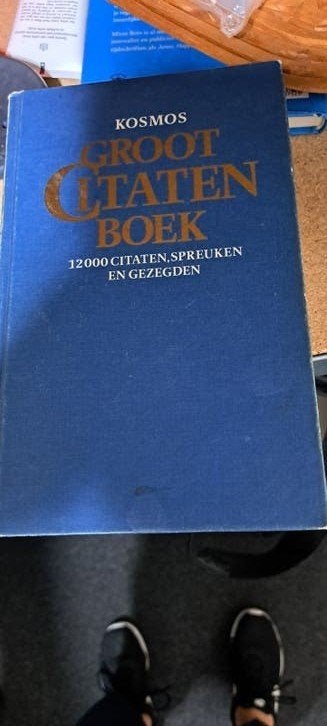 groot citaten boek, Ophalen