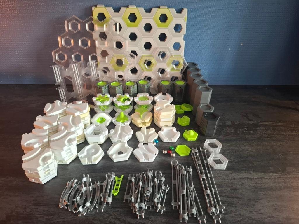 Gravitrax Pro Starter-Set Extreme + Extension Mixer, Ophalen of Verzenden, Zo goed als nieuw, Overige merken