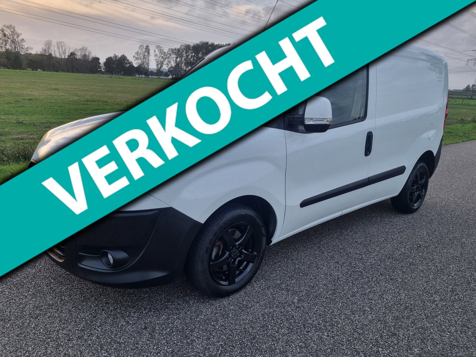 Fiat Doblò Cargo 1.3 MultiJet SX Airco schuifdeur, Auto's, Voorwielaandrijving, Euro 5, Gebruikt, 4 cilinders