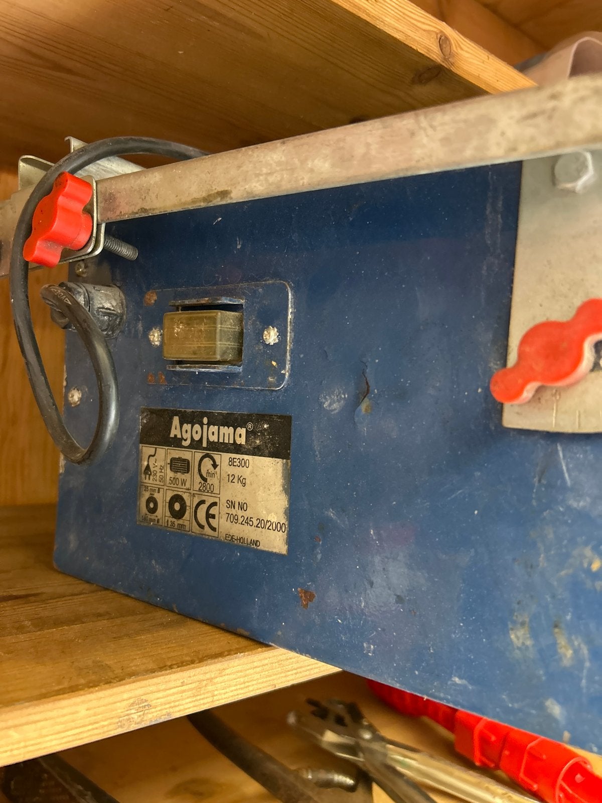 Agoyama Cirkelzaag 500W - Gebruikt, Gebruikt, Cirkelzaag, Ophalen of Verzenden, 30 tot 70 mm