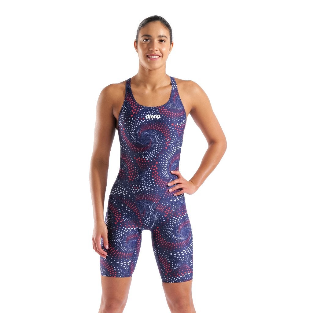 Nieuwe Arena W Printed Full Body Team Badpak Red White Blue, C.da Cisterna, 84/85 62029 Tolentino (MC) Italië, Blauw, Arena, Nieuw