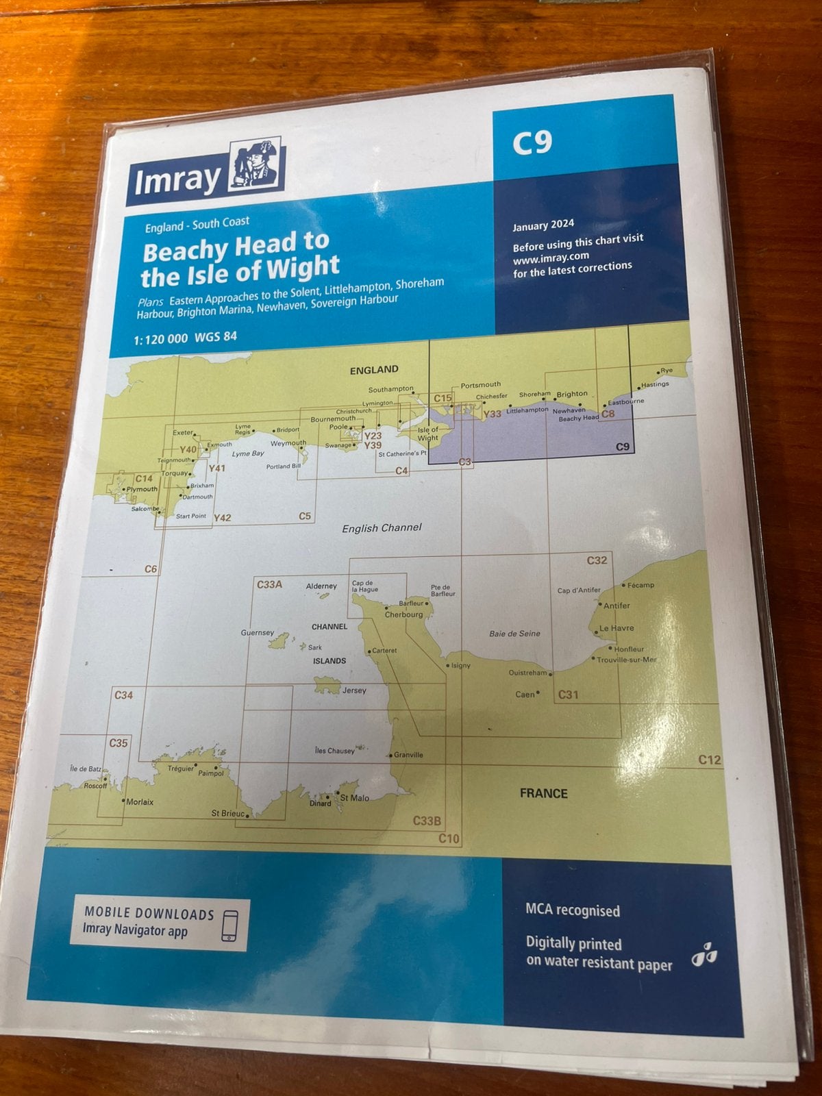 Imray C9 zeekaart 2026, Verzenden, Zo goed als nieuw