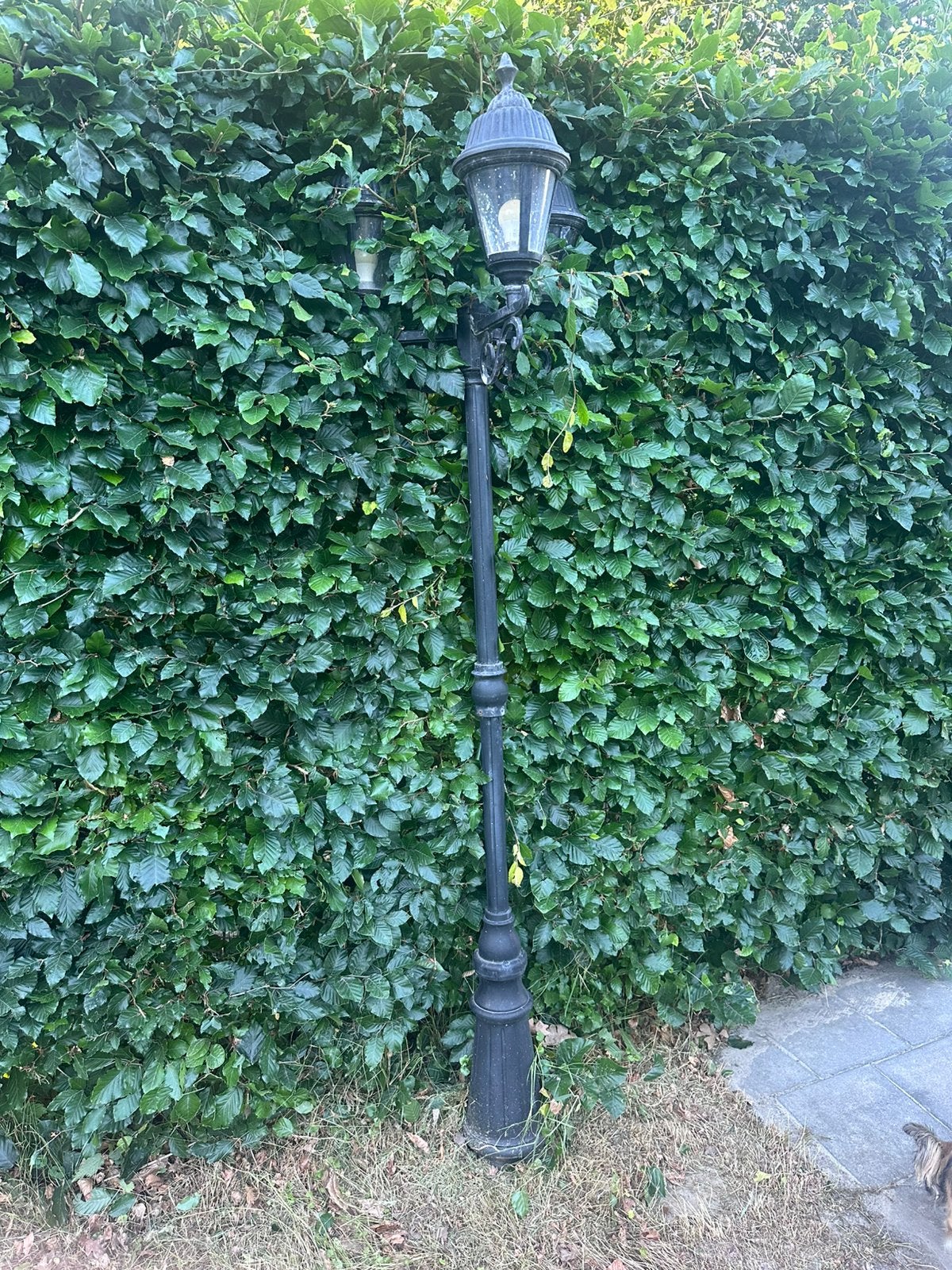 Gietijzeren lantaarnpaal, Ophalen, Gebruikt, Staande lamp, Netvoeding
