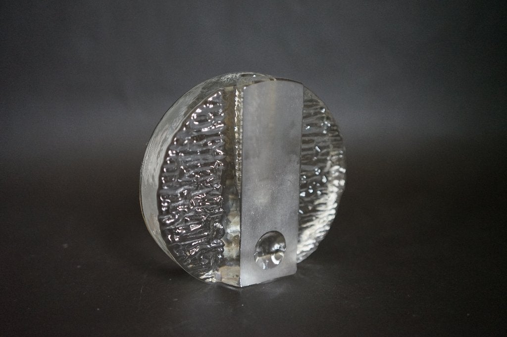 Vintage kristal glas Solifleur vaas Walther Glas Germany., Huis en Inrichting, Woonaccessoires | Vazen, Overige kleuren, Ophalen of Verzenden