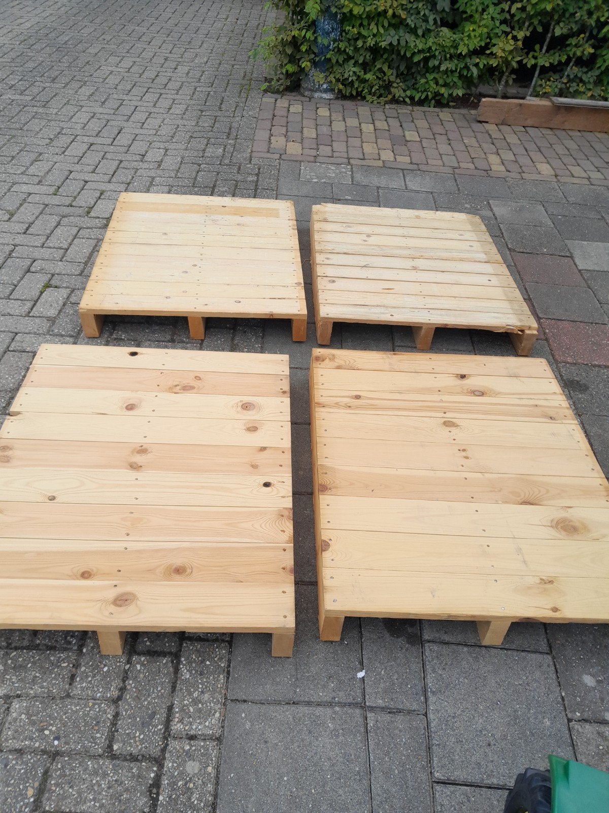 Houten dichte Pallets - Ideaal voor meubels of decoratie, Doe-het-zelf en Verbouw, Ophalen, Gebruikt, Grenen, 50 mm of meer