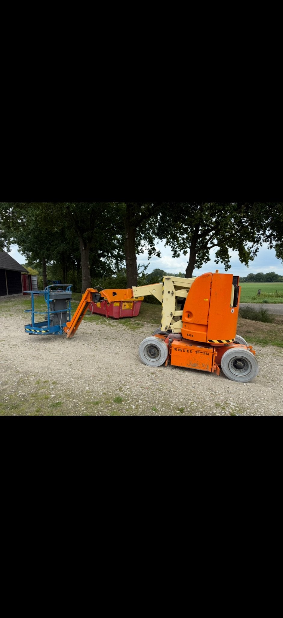 JLG Hoogwerker - Accu's defect, niet verplaatsbaar, Ophalen, Hoogwerker