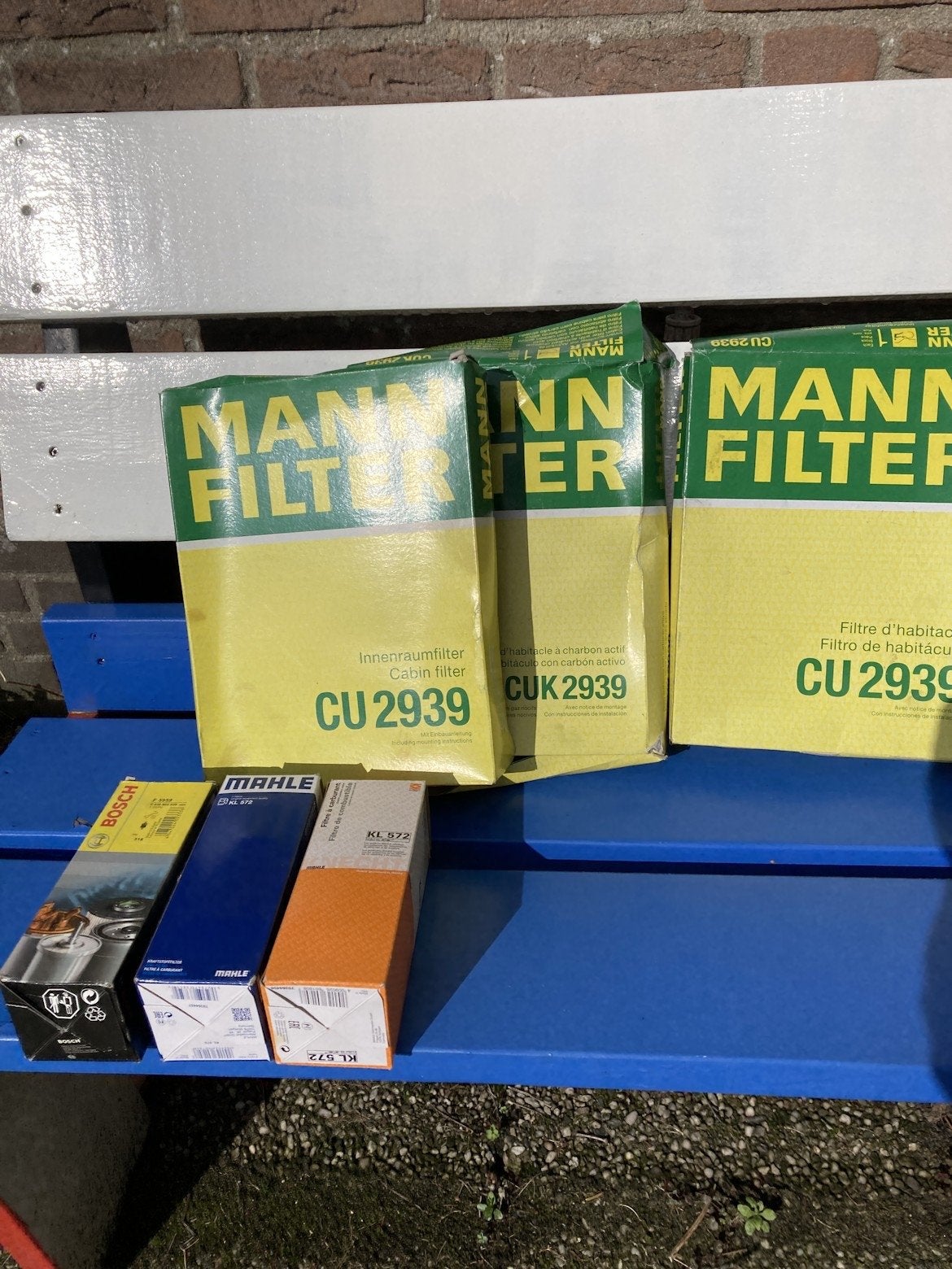 Diverse filters VW touran.  (CU 2939, CUK 2939, KL 5, Ophalen of Verzenden, Nieuw, Overige automerken