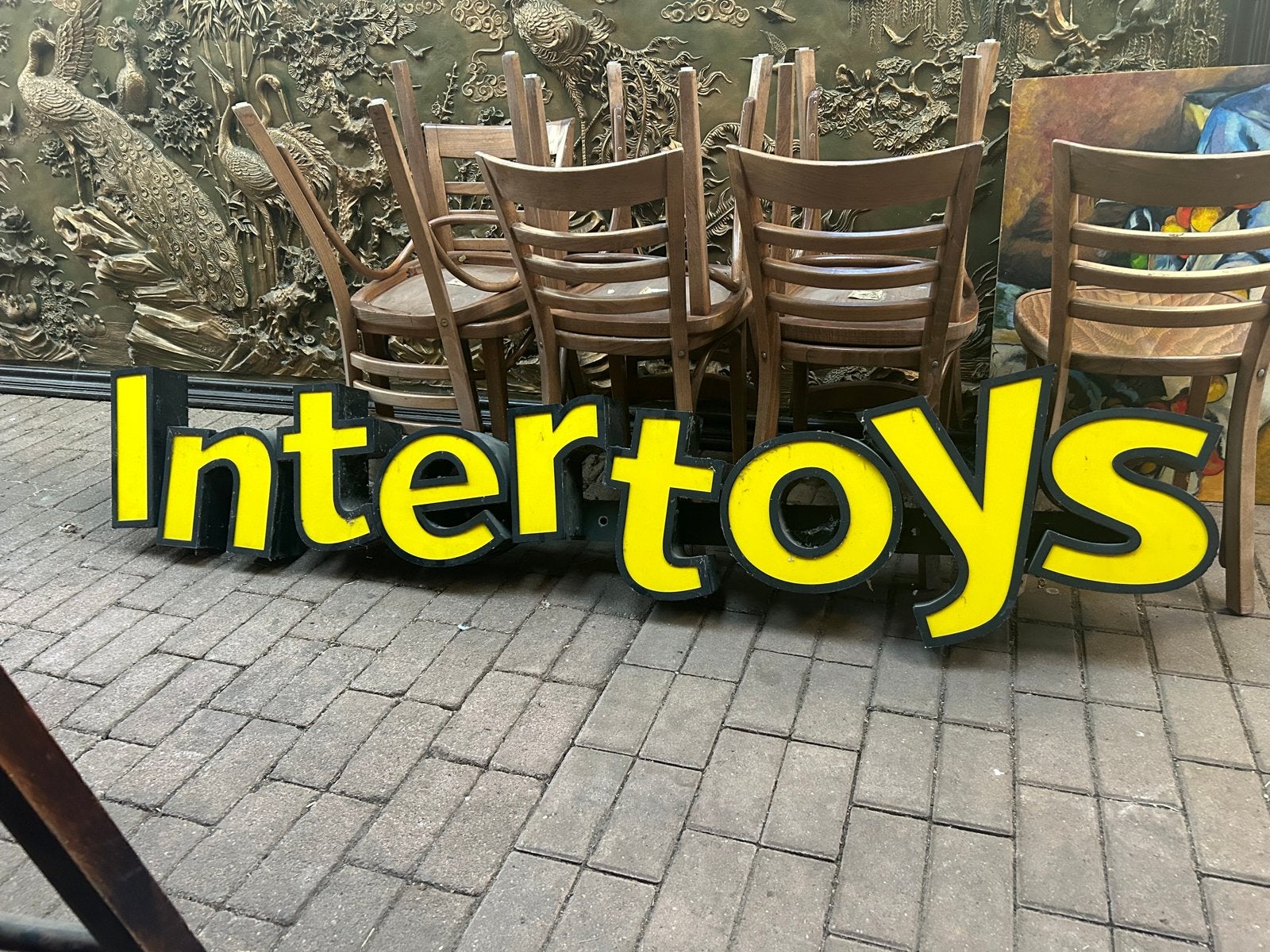 2 Intertoys Lichtbakken - Reclameletters, Ophalen of Verzenden