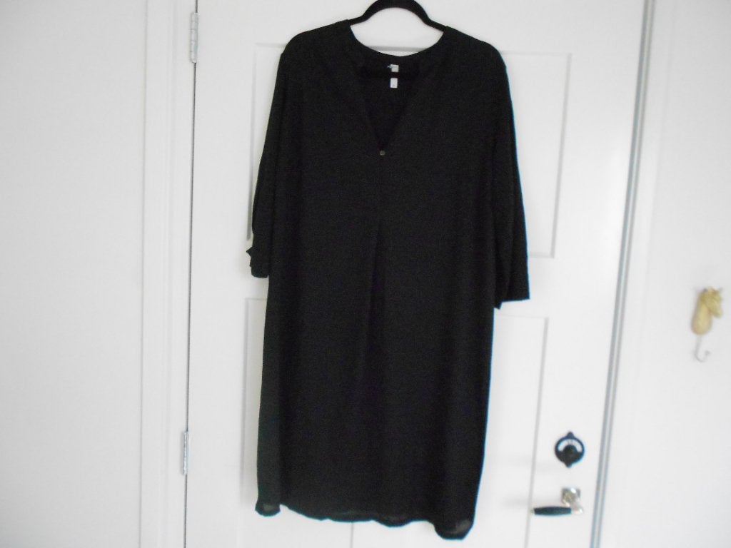 Zwart jurkje van Miss Etam, maat 46, Kleding | Dames, Verzenden, Zwart, Maat 46/48 (XL) of groter, Zo goed als nieuw