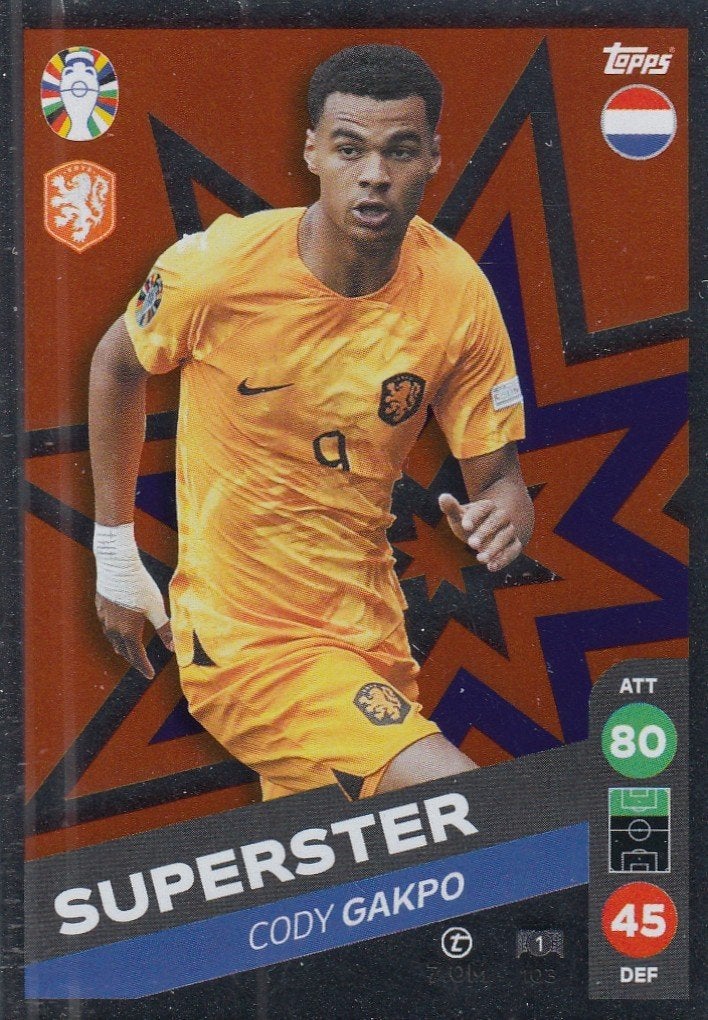 Voetbal - Plaatje - Nederland - Cody Gakpo, Verzamelen, Verzenden, Zo goed als nieuw, Overige binnenlandse clubs, Poster, Plaatje of Sticker