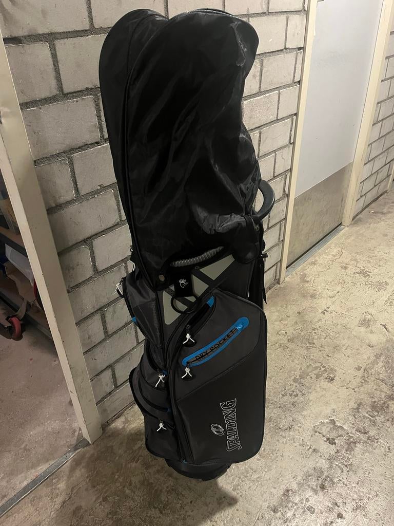 Spalding Golf Cartbag - Zwart/Blauw, Ophalen of Verzenden, Nieuw, Tas, Overige merken