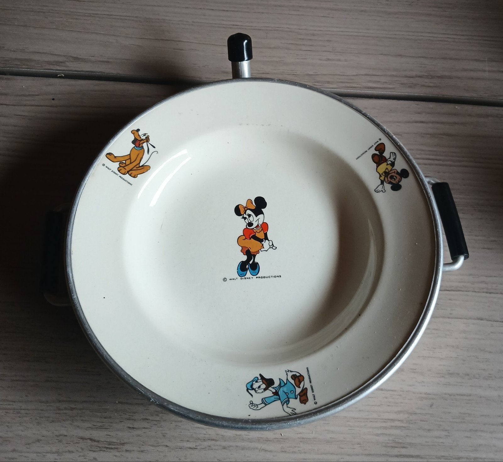 Vintage Disney kinderbord met verwarmingselement, Ophalen of Verzenden