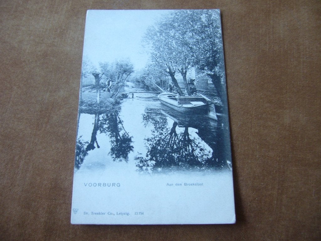 VOORBURG  =  AAN DEN BROEKSLOOT  BRIEFKAART, Ophalen of Verzenden, Voor 1920, Ongelopen, Zuid-Holland