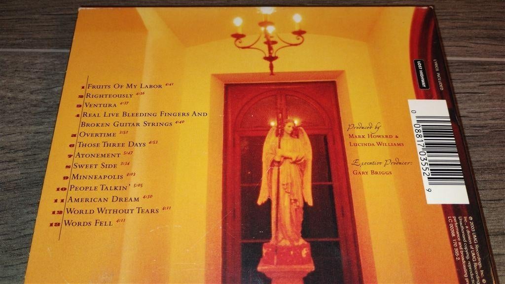 Lucinda Williams - World Without Tears [Digipack], Cd's en Dvd's, Ophalen of Verzenden, 1980 tot heden, Zo goed als nieuw, Jazz