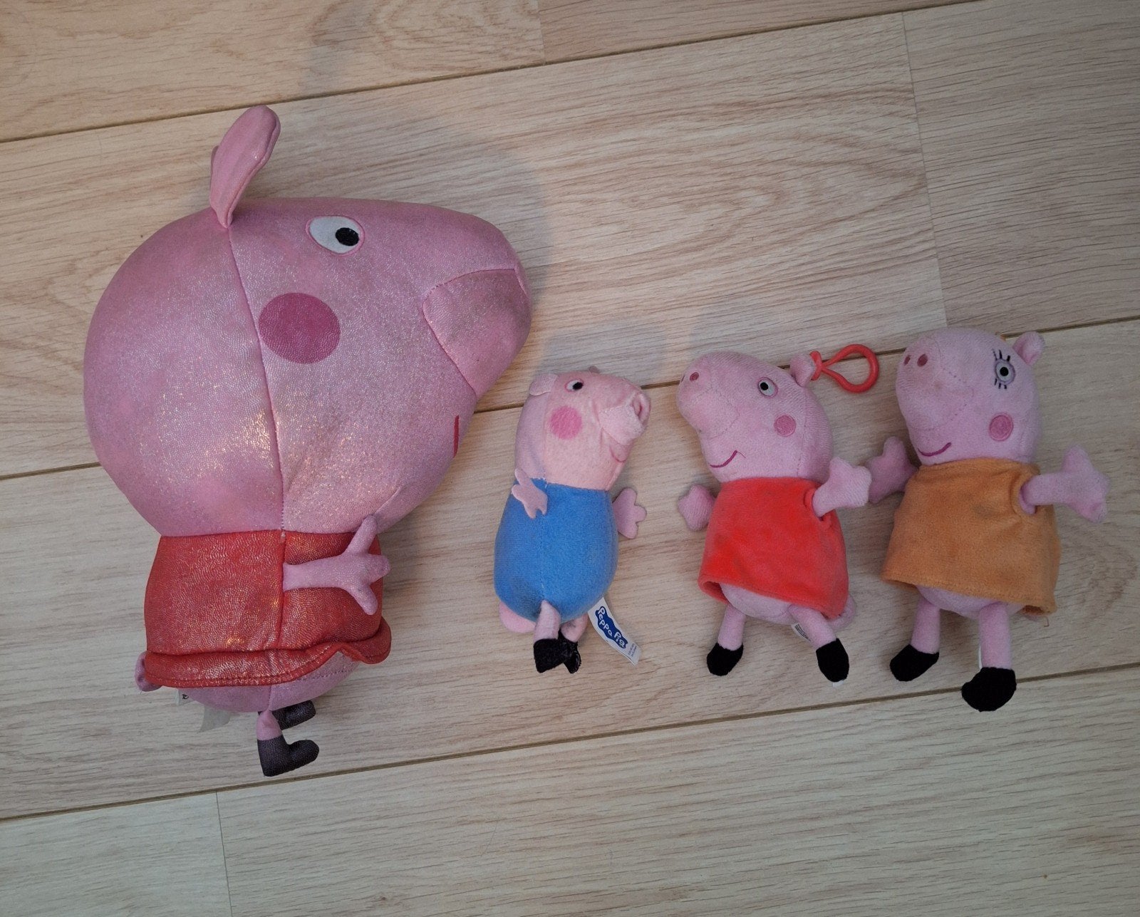 Peppa Pig Knuffels - Grote en kleine Peppa knuffels, Gebruikt, Overige typen, Ophalen of Verzenden, Peppa Pig