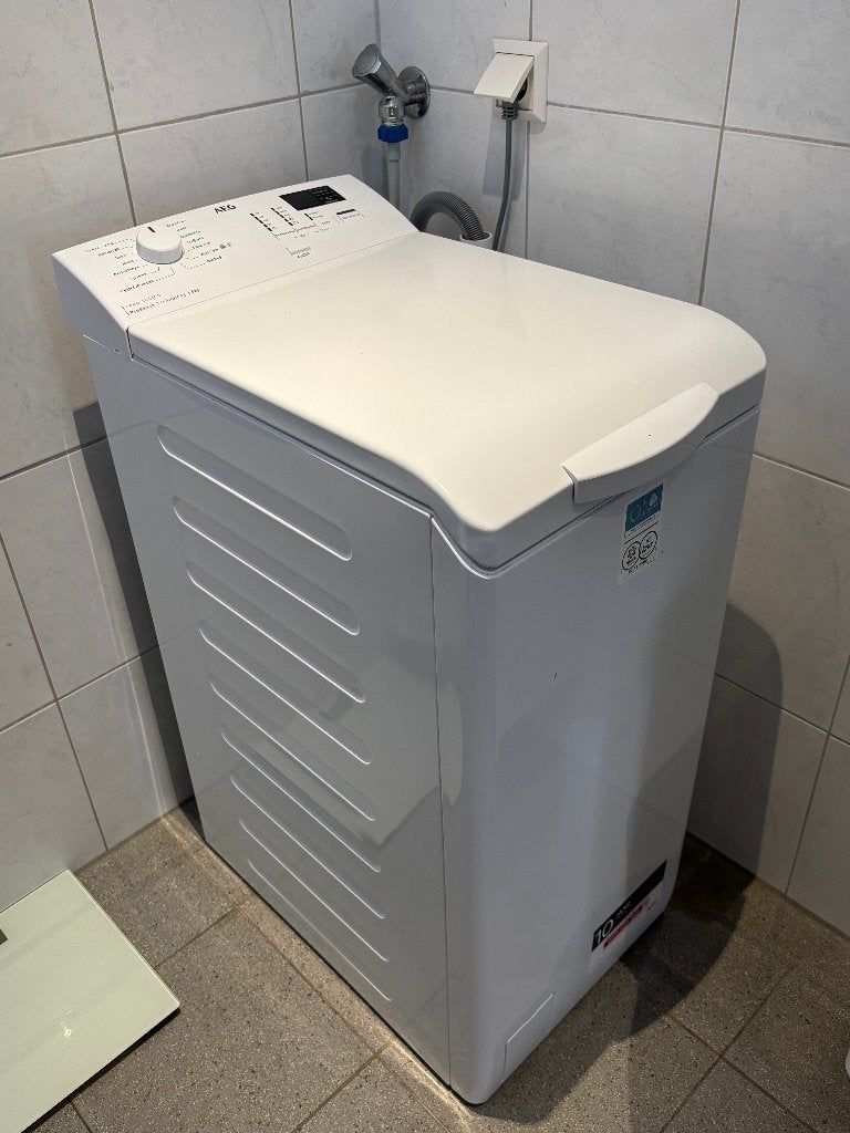 Wasmachine AEG bovenlader, Witgoed en Apparatuur, Wasmachines, Ophalen, 1200 tot 1600 toeren, 4 tot 6 kg, Bovenlader