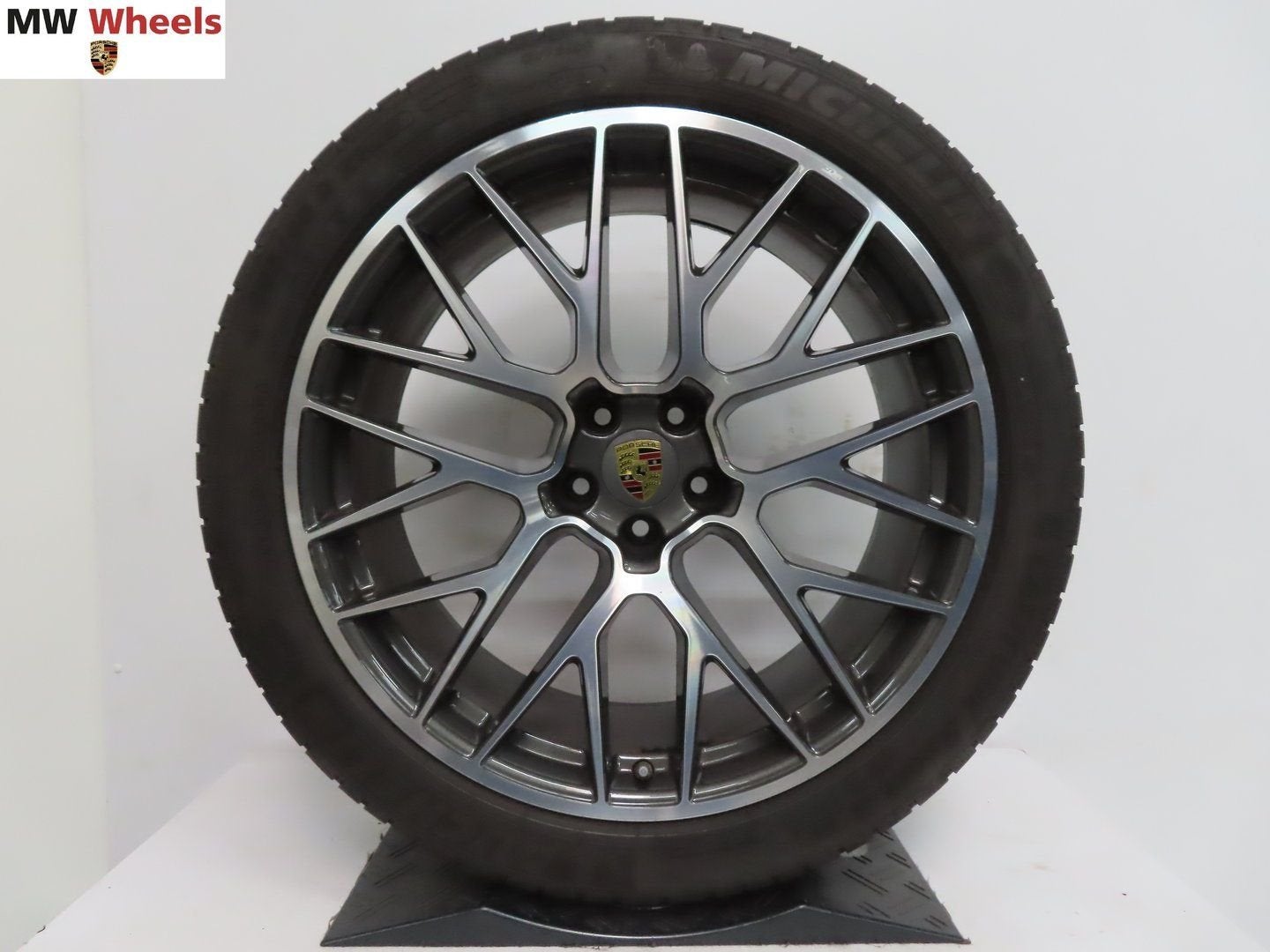 Originele Porsche Macan RS Spyder 21 inch velgen zomerbanden, Gebruikt, -, 265 mm, -