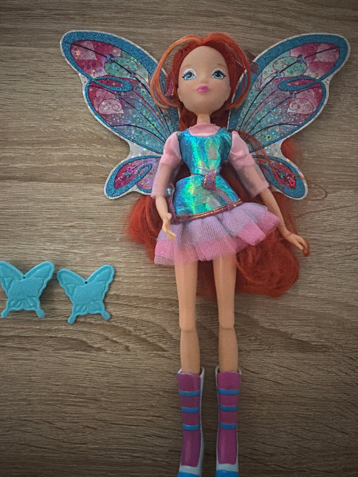 Winx Club Bloom Believix pop met vleugels, Verzenden, Gebruikt, Overige typen