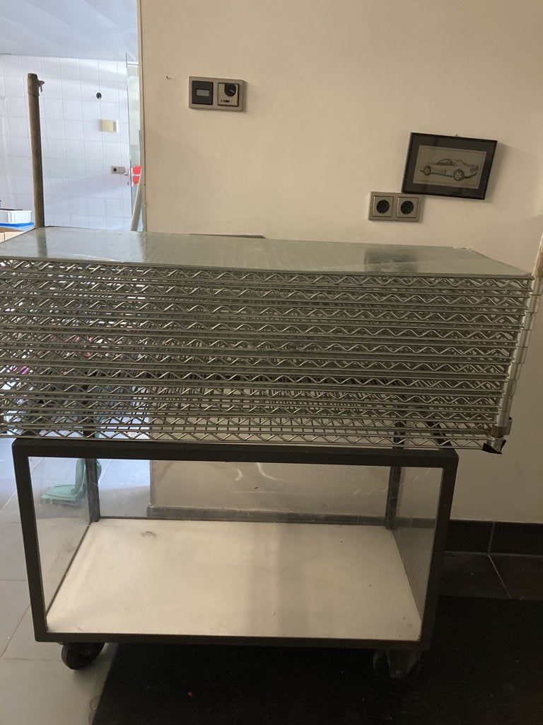 vogue legborden voor stellingkast ca 48x120breed, Ophalen