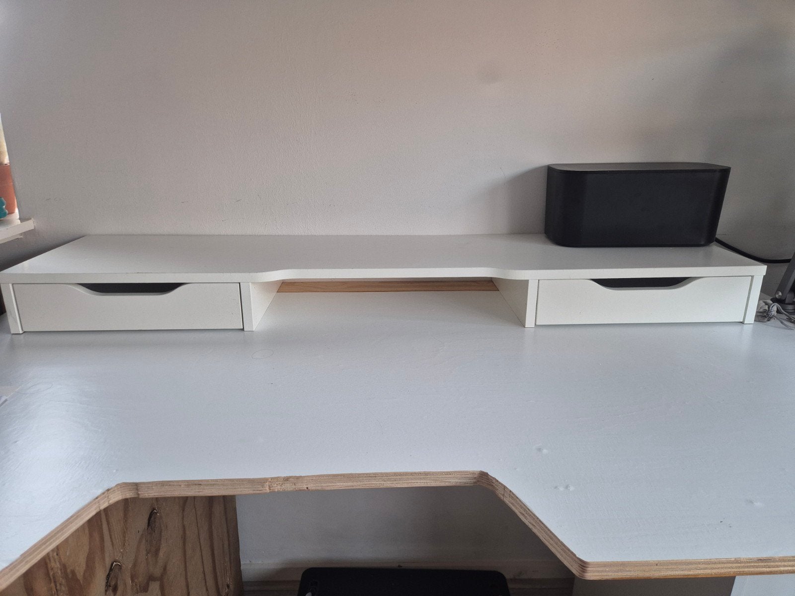 Ikea ALEX bureau opbouw - monitorverhoger met lades, Ophalen, Overige typen, Gebruikt, 27 cm